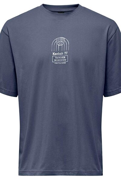 Only & Sons Men's Onsmalik Life Rlx Ss Tee Tr Relax Fit Short Sleeve T-Shirt