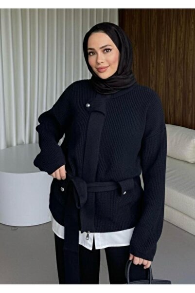 powermıxs Pantaloni cardigan tip pescar cu centură pentru femei, set din două...