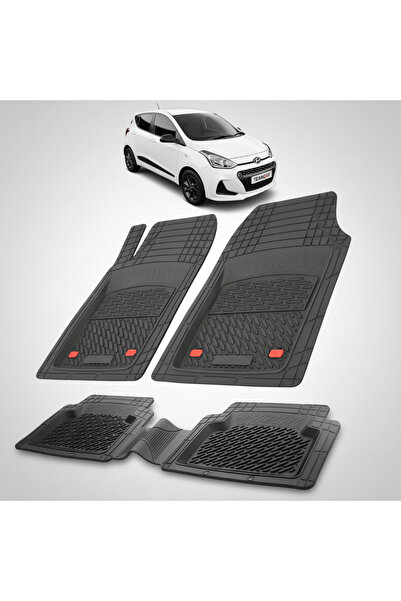 TEAMCAR Car Mats Hyundai i10 2016-2019 - Rubber Floor Mat-Blue