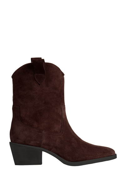 ToH Shoes Delia Dark Brown Suede Boots