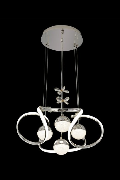Ünal Aydınlatma Döngü 50 cm Krom LED Sarkıt Avize