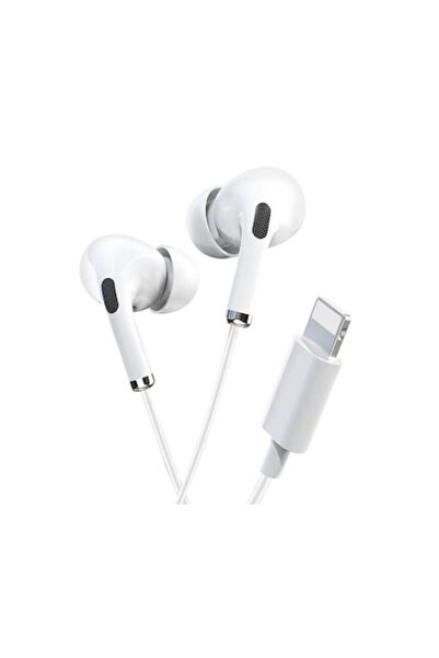 Yesido Handsfree Stereo Headphones with Lightning Connector, Yh-34, White