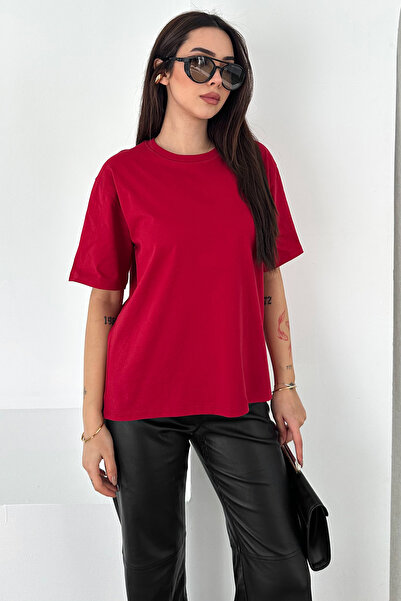 Noa&Noa Tricou de bază pentru femei, 100% bumbac, cu cusături decorative