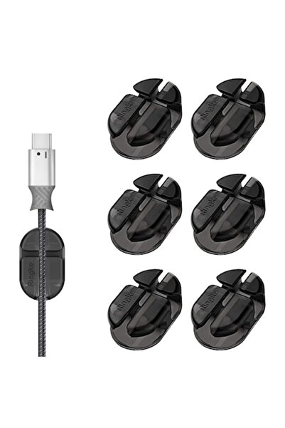 OEM Cable Organizer with Adhesive Set of 6, S516, Black