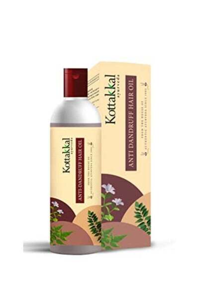 Kottakkal ayurveda Anti Dandruff Hair Oil | No Artificial Colour & Fragrance ...