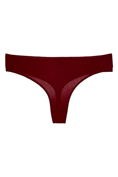 YOYYO Cotton Heart Elastic Basic Women's Thong Panties