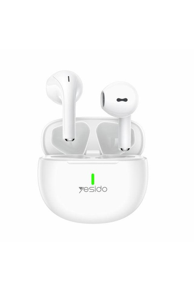 Yesido Bluetooth V5.1 half-in-ear headphones TWS18, 220mAh, white