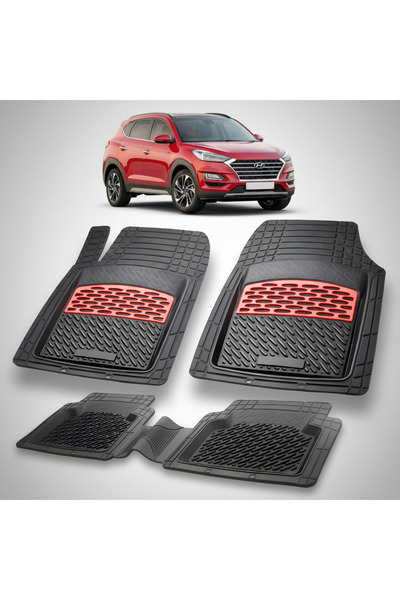 TEAMCAR Χαλάκια αυτοκινήτου Hyundai Tucson II (2015-2020) - Τύπος από καουτσο...