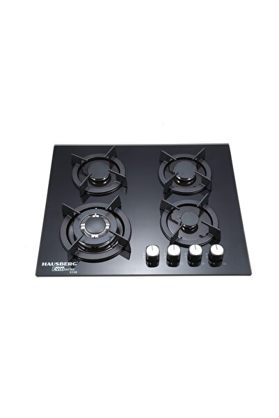 Hausberg Plita incorporabila HB-560NG, 3 standard + 1 arzator WOK, aprindere ...