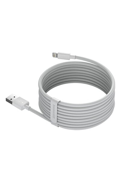 Baseus USB-A to Lightning Charging and Data Cable - White