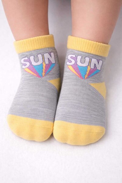 gigigiyim جوارب بناتية بدون خياطة مطبوعة بالنص