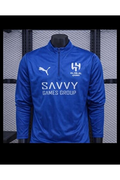 Sports Al-Hilal Saudi Club T-shirt with sleeves