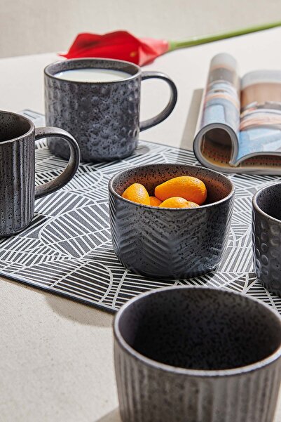 Paşabahçe Antrasit Porselen Kase