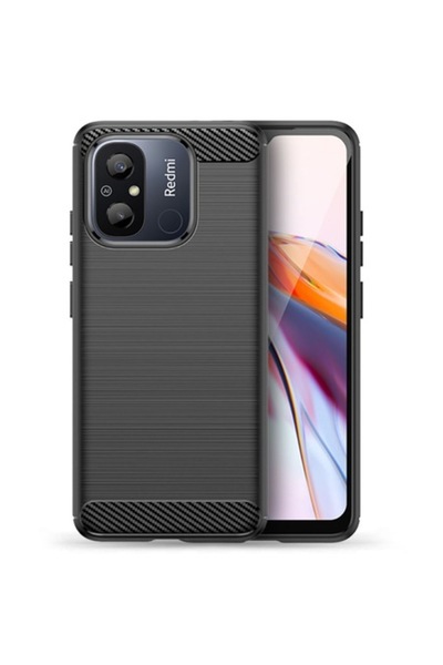 Evia High Protection Case for Xiaomi Redmi 12C, Carbon, Impact Safe, C58, Int...