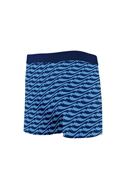 Septemmart Wave Patterned Cotton Lycra Elastic Waist Flexible Men's Boxers