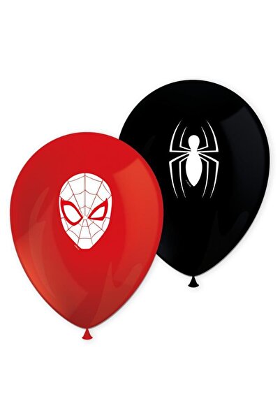 Procos Set of 8 Spider-Man latex balloons 28 cm