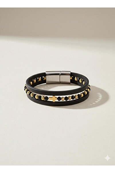 HANMADE Luxury Leather Bracelet With Beads