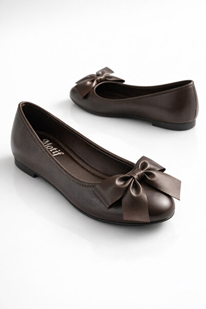 StWenn Women's Ballerina Flats with Ribbon Detail, Round Toe, Daily Office St...