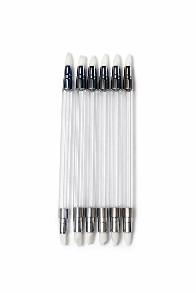 OEM Silicone Nail Art & Nail Building Brush Set – 6 Pieces