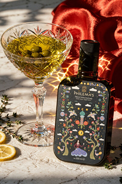 Philema's Yeni Hasat Memecik Erken Hasat Soğuk Sıkım 500 ML Natürel Sızma Zey...