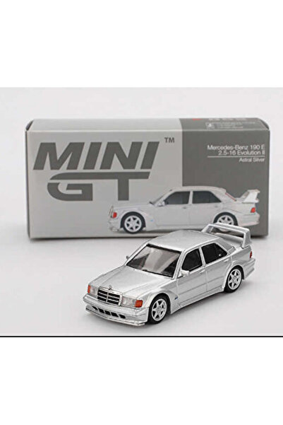 HOT WHEELS mini gt 1/64 Mercedes-Benz 190E 2.5-16 Evolution II Astral Silver ...