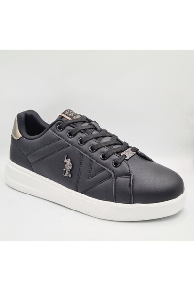 U.S. Polo Assn. Exxy 6Fx Black Women's Sneaker Sports Shoes