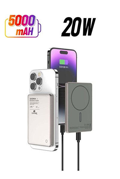 Zoom Plus بطارية ZP-W05 MagSafe بسعة 5000 مللي أمبير في الساعة