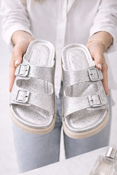 Slipcat Women's Double Buckle Anatomical-Orthopedic Daily Slippers - Comforta...