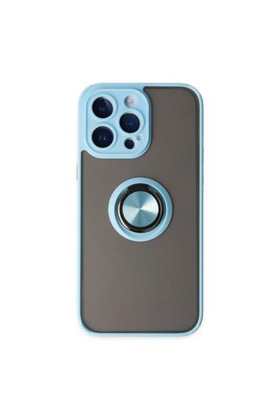 eco port Iphone 14 pro max case montreal ring silicone cover - ice blue