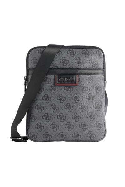 Guess Guess, Vezzola, Υφασμάτινη Τσάντα Χιαστί, Μαύρη, HMVEZLP1123, 19 x 24 x...