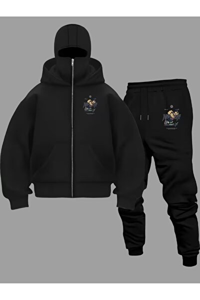 Flaubert -SET DE TRENING UNISIX NINJA CU MASCA DE ZI MĂRITĂ CU FERMUAR CARDIG...