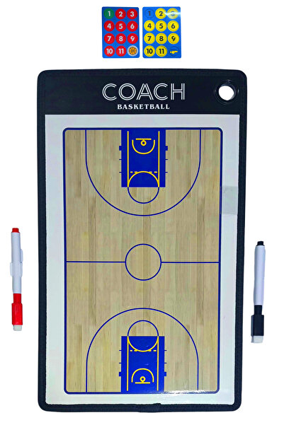 AVESSA TTB-20 Yeni Numaralı Basketbol Taktik Tahtası - Numaralı Oyuncu İşaret...