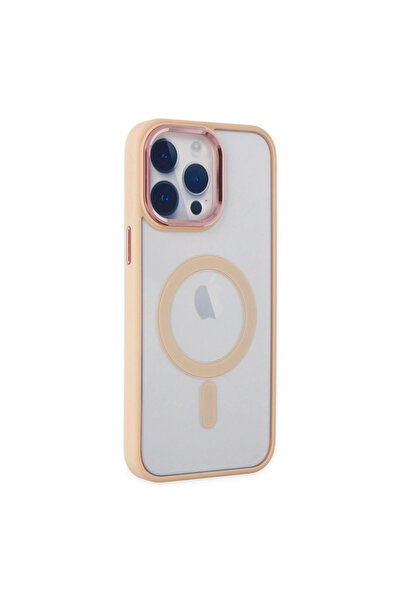 eco port Iphone 14 pro case room magneticsafe silicone - powder