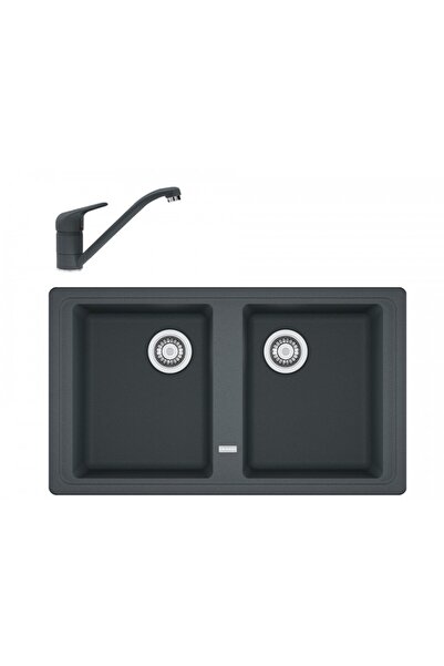 Franke Pachet chiuvetă Fragranite BFG 620-86 + baterie Novara Plus neagră 86x...