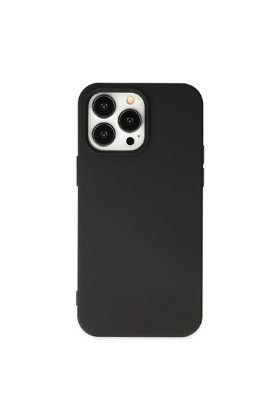 eco port iPhone 14 Pro Case Nano Velvet Silicone - Black