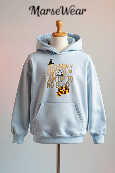 Vordevia Harry Potter Printed Cotton 3 Thread O Oversized K Hooded Sweatshirt