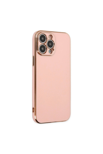 eco port Iphone 14 pro case volet silicone - pink