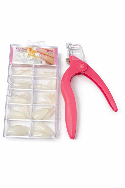 OEM Lily Angel Nail Tips Set 100 Pieces + Professional Tip Pliers