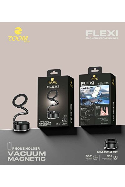Zoom Plus FLEXI MagSafe Vacuum Magnetic Phone Holder – 360° Adjustable Flexib...