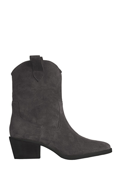ToH Shoes Delia Dark Grey Suede Boots
