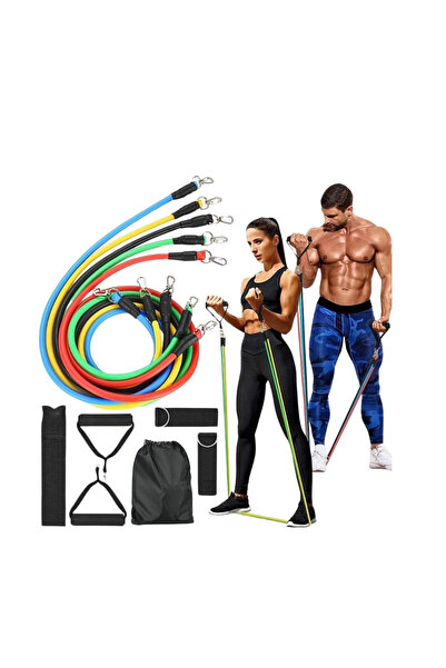 Twin Store Mey imports ®   Doorway exercise band accessory set for full body ...