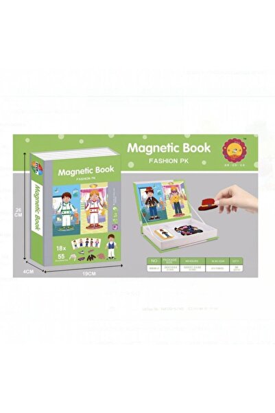 OEM Magnetic Puzzle Book – Dress Up the Boy and the Girl, Educational and Int...