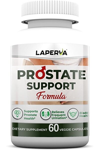 Laperva Prostate Support, 60 Veggie Capsules - Supporting Prostate Health & B...