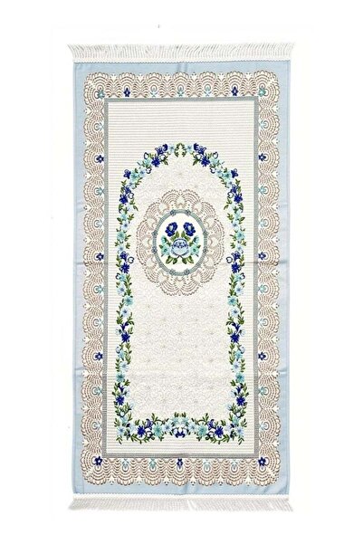 Generic Premium Kids Prayer Mat - Soft Fabric with White Silk Tassels