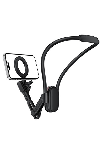 Acefast Βάση τηλεφώνου, Μαγνητική βάση λαιμού GoPro E32, μαύρο