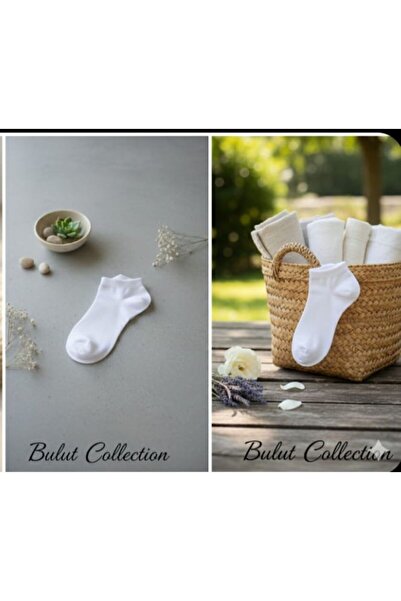 BULUT COLLECTION Socks White Solft Unisex 3-Pack Socks