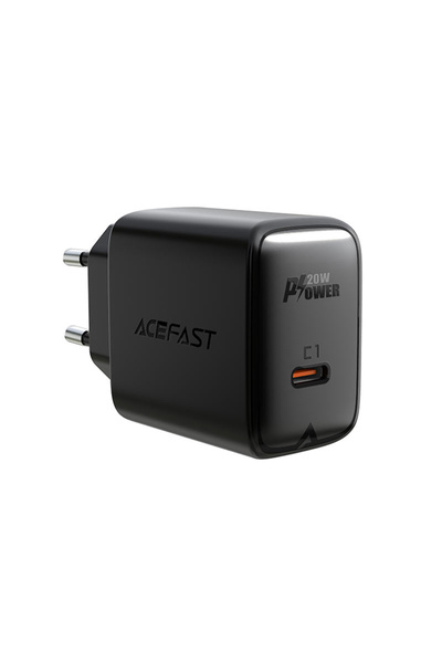 Acefast Incarcator priza Type-C Fast Charge Acefast, A1, PD20W, negru