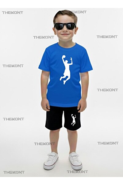 THEKONT -SIMAÇ- ПРИНТИРАНИ ШОРТИ-ТЕНИСКА КОМПЛЕКТ ДЕТСКА ОДЕЖДА