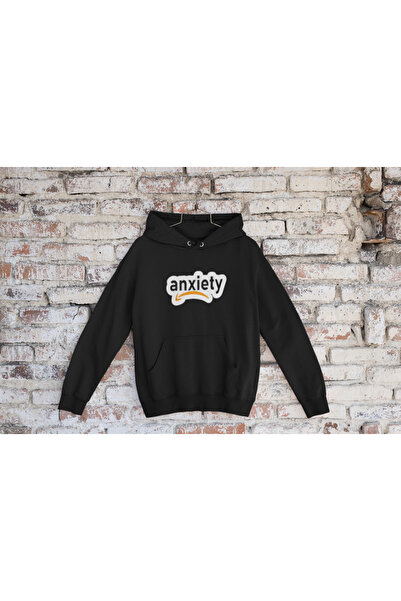 MG Anxiety Printed Cotton Long Sleeved 3-Thread Shardoon Unisex Hooded Sweats...