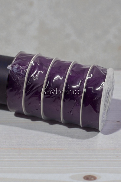 SavBrand شريط أورجانزا 2 سم - 25 ياردة |   مجموعة من 5 قطع بألوان مختلطة